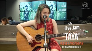 Reese Lansangan – Taya Up Dharma Down on Rappler Live Jam [upl. by Scoville]