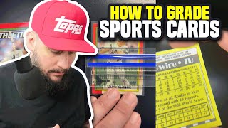 How to Grade Your Sports Cards 101  Basic Hand on Grading Before Submitting to Any Grading Company [upl. by Ahseral571]