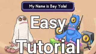 How to compose quotMy name is Bay Yolalquot Very Easy Tutorial [upl. by Korwun490]