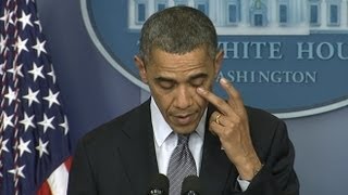 Connecticut School Shooting at Sandy Hook Elementary Obamas Emotional Address Hearts Are Broken [upl. by Aikmat]