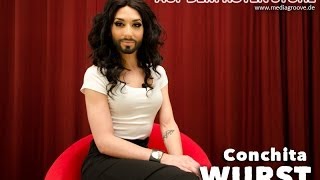 AUF DEM ROTEN STUHL  Conchita WURST quotEin Grammy ist mein Endzielquot [upl. by Sutniuq287]