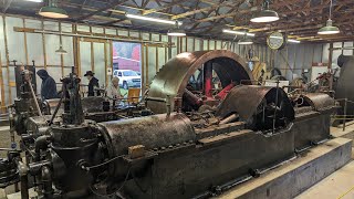 Miller Improved Engine startup at Coolspring Power Museum [upl. by Elsilrac489]