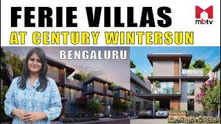 Ferie Villas at Century Wintersun bengaluru [upl. by Aiehtela]