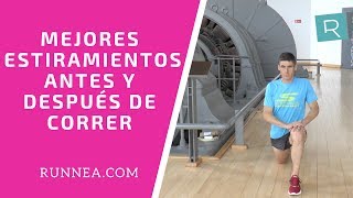 Los mejores estiramientos para antes y para después de correr [upl. by Dorthy612]