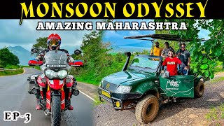 ROAD TO TAMHINI GHAT 🏍️ MALHAR MACHI  Mulshi  MAHARASHTRA in Monsoon ☔️  Ep3 [upl. by Ydoj762]