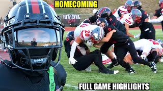 HIGH SCHOOL HOMECOMING FOOTBALL GAME HIGHLIGHTS 🏈 [upl. by Ellerrehs]