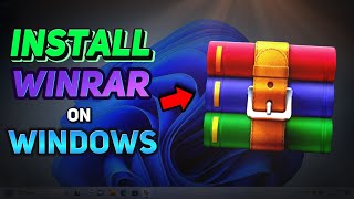 How to Download amp Install WinRAR on Windows 1011 Tutorial [upl. by Odnomar484]