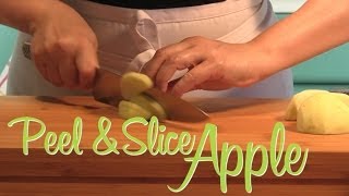 How to Peel and Slice an Apple [upl. by Rinaldo]