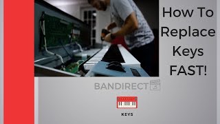 How To Replace Keys On ALL Yamaha Keyboards FAST [upl. by Loriner]