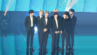 190105 골든디스크어워즈 GDA BTS 방탄소년단 오프닝 입장 착석 opening 단체 FOCUS FANCAM 직캠 [upl. by Daloris]