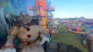 Jason Maynes Ghost Train onride POV Blackheath Bank Holiday Fun Fair  17082023 [upl. by Ecineg]