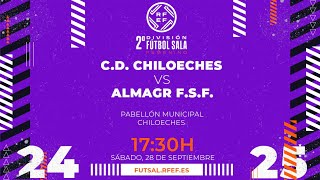 CD CHILOECHES  FSF ALMAGRO  SEGUNDA DIVISIÓN FEMENINA FÚTBOL SALA  J2 [upl. by Nyllaf936]