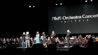 Yoko Taro amp co NieR Concert LA 2020 [upl. by Adniral]