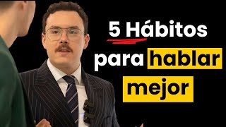 5 Hábitos para comunicar mejor cómo hablar mejor en público [upl. by Shushan574]