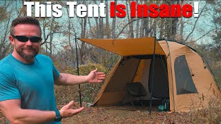 The Most IMPRESSIVE Hot Tent That I Have Seen Yet  NatureHike Dune Tent [upl. by Dibbrun163]