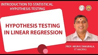 Hypothesis testing in linear regression [upl. by Leahplar615]