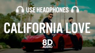 CALIFORNIA LOVE 8D AUDIO Cheema Y  Gur Sidhu  New Punjabi Song 2023  New Punjabi Song [upl. by Imat]