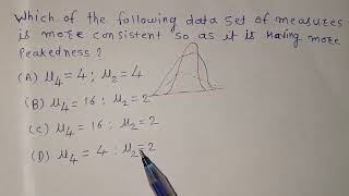 G set statistics  kurtosis  peakedness of curve  leptokurtic mesokurticplatykurtic [upl. by Shear]