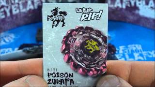 Beyblade B121 Poison Zurafa S130MB UNBOXING Hasbro HD [upl. by Ynattir998]