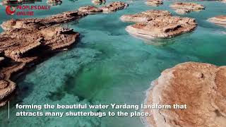 Amazing scenery of Yardang landform in Lop Nur Chinas Xinjiang [upl. by Adien]