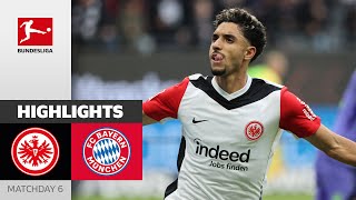 Marmoush Shocks FC Bayern  Eintracht Frankfurt  Bayern München 33  Highlights  MD 6 – BL 2425 [upl. by Adaner]