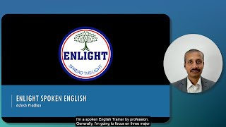 Join Enlight Spoken Englishs 12th November Batch  Limited Seats Available [upl. by Divan]