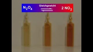 Chemisches Gleichgewicht von Stickstoffdioxid NO2 [upl. by Nad]