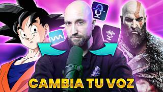 MODULADORES DE VOZ a tiempo real con IA en 2024 🎙️ TEST 5 Cambiadores de VOZ gratis GamerStreamer [upl. by Analeh]