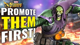 UPGRADE THESE DARK PROMO TOONS FIRST All Toons Ranked from Best to Worst  Marvel Strike Force [upl. by Wehtam]