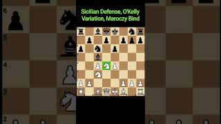 Sicilian Defense OKelly Variation Maroczy Bind B28 [upl. by Mcclish756]