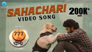 Sahachari Video Song Telugu  777 Charlie  Rakshit Shetty  Nobin Paul  Paramvah Studios [upl. by Rexana]