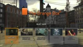 The Orange Box Title Screen PC Xbox 360 PS3 [upl. by Ettenot686]