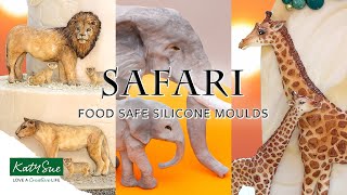 Safari Animal Food Safe Moulds For Cakes Cookies amp Crafts [upl. by Neela]