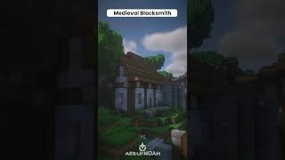 Minecraft Medieval Blacksmith  Timelapse shorts [upl. by Alan35]