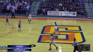 3A Girls Basketball Richfield vs Grantsville High School UHSAA 2019 State Tournament Semifinals [upl. by Nallak]