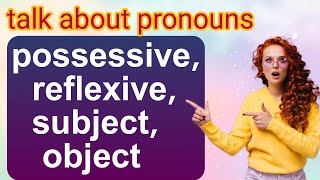 Types of pronouns in Englishsubject object possessive and reflexive pronouns [upl. by Evans]