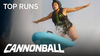 Cannonball  Jill Wins Cannonball Prize By One Inch  Season 1 Episode 6  on USA Network [upl. by Necyla]