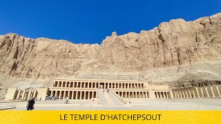 TEMPLE FUNÉRAIRE DHATCHEPSOUT UNE DIVINITÉ GRAVÉE DANS LA ROCHEÉGYPTE 4K [upl. by Nas]