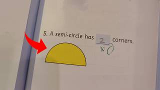 How many corners does a semicircle have [upl. by Yrneh]