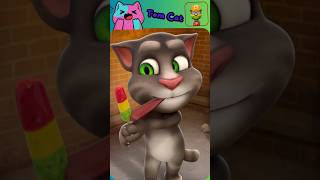 My Talking Tom makan es krim  My Tom 🐈‍⬛ [upl. by Japeth]