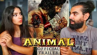 🇮🇳 REACTING TO ANIMAL Official TRAILER Ranbir Kapoor  Rashmika M Anil K Bobby D [upl. by Oner]