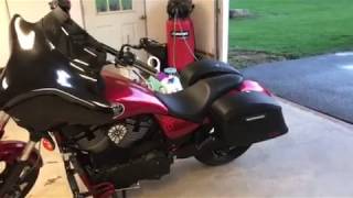 Victory Vegas Motorcycle Hard Saddlebags Review  vikingbagscom [upl. by Eiralih962]