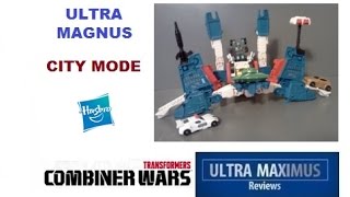 Ultra Magnus City Mode Transformers Combiner Wars [upl. by Blaze]