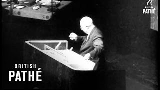 Khruschev Speaks At UN 1960 [upl. by Johnnie]