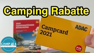 ADAC PiNCAMP Campcard 2021 Rabatt auf Campingplatz und Stellplatz [upl. by Suqram96]