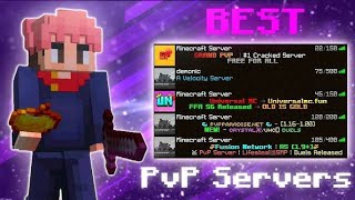 Top 3 Best Minecraft PVP Servers SenpaiSpider [upl. by Hussein]