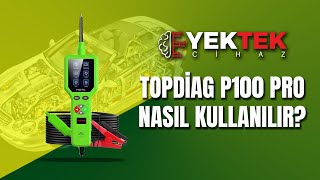 Kontrol kalemi Oto Devre Kaçak ve Kopuk Tesisat Bulma Test Cihazı TopDiag P100 Pro Nasıl Kullanılır [upl. by Hut119]