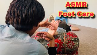 ASMR  ANTI DEPRESSION FOOT MASSAGE BY LEGEND RAFIQUE MASTER  relax and enjoy 😉 [upl. by Seedman740]