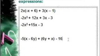 Simplifying Algebraic Expressions [upl. by Nelra584]