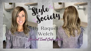 Style Society by Raquel Welch in RL924SS Shaded Iced Cafe Latte  WigsByPattisPearlscom Review [upl. by Eimyaj]